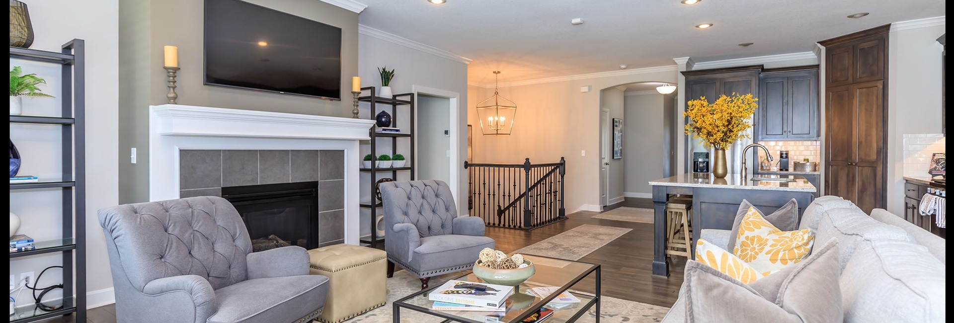 Interior of model at Fairways Villas