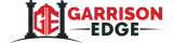 Sleek and modern Garrison Edge logo featuring bold architectural elements in black and red.