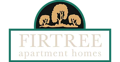 Elegant Firtree Apartment Homes logo featuring stylish tree design in earthy tones, highlighting nature-inspired living.