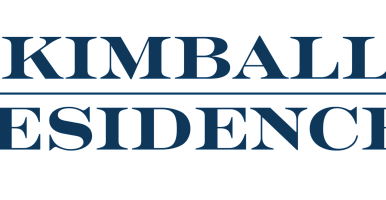 Elegant logo design of Kimball Residences, featuring bold, modern typography for luxury living.