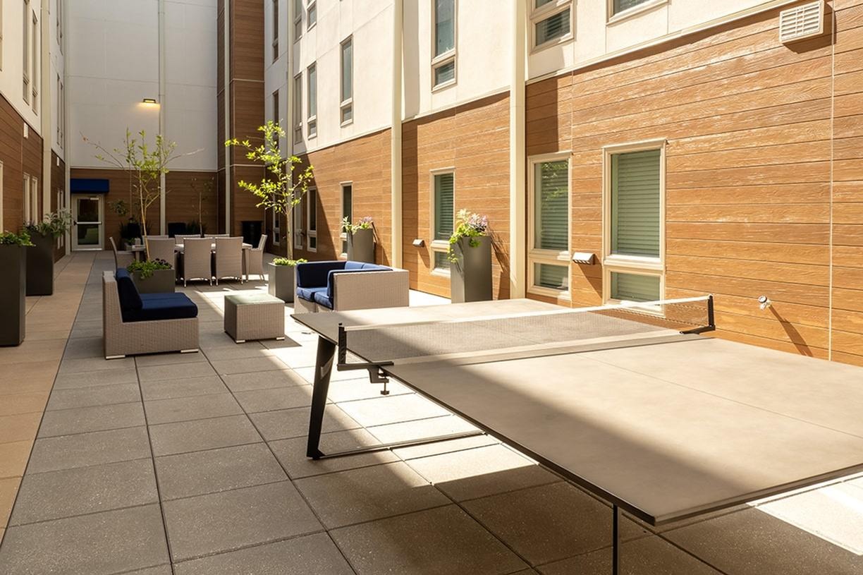 Private courtyard
