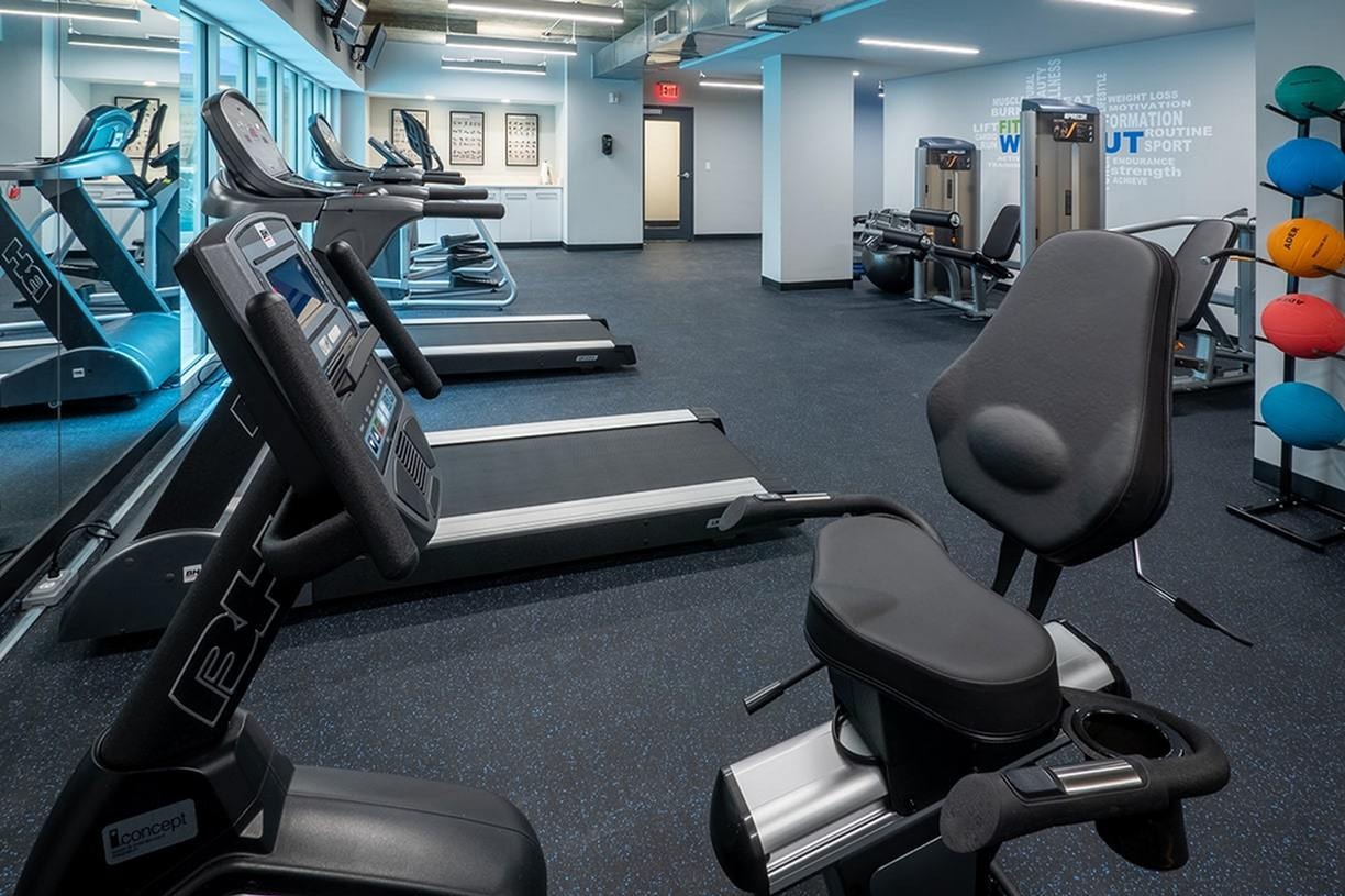 24-hour fitness center