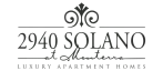 Elegant logo design for 2940 Solano at Monterra, representing luxury apartment homes.