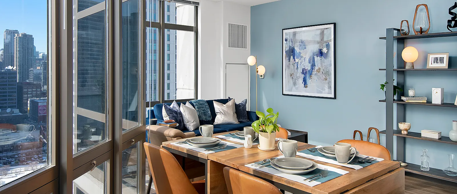 Echelon Chicago - Elegant Dining Area