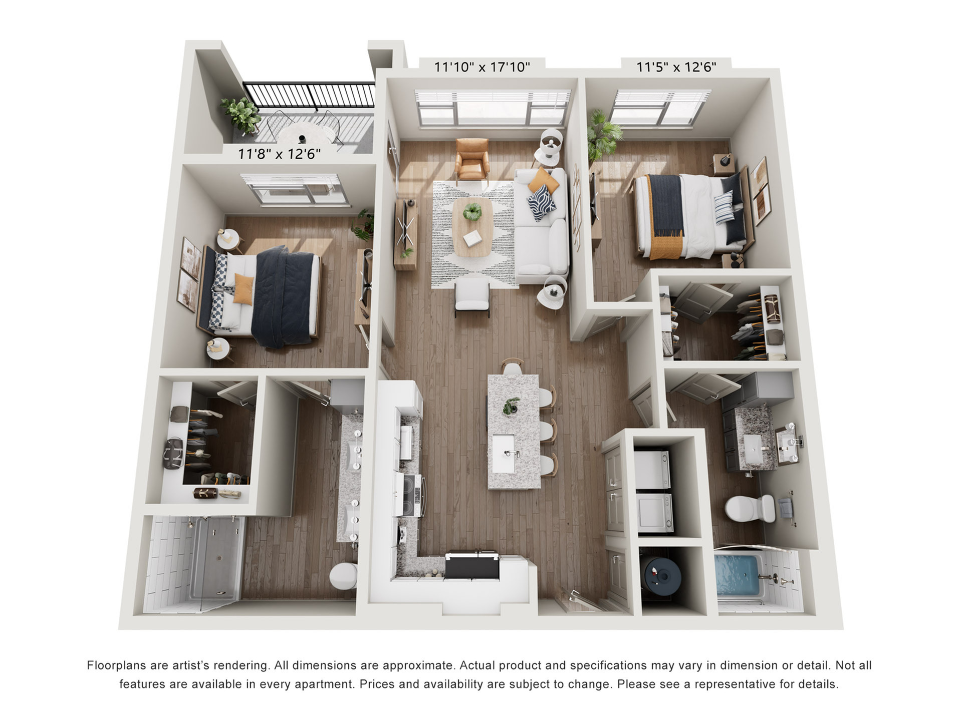 2 Bedroom Apartment