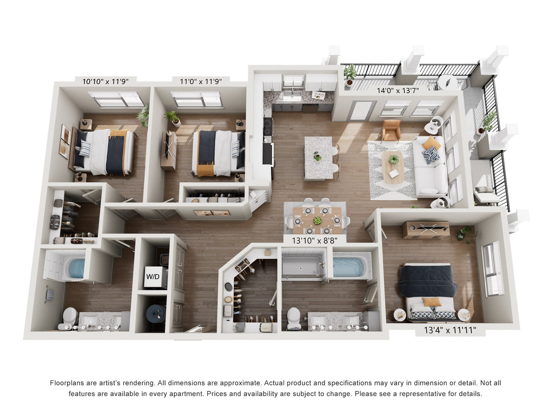 3 Bedroom Apartment