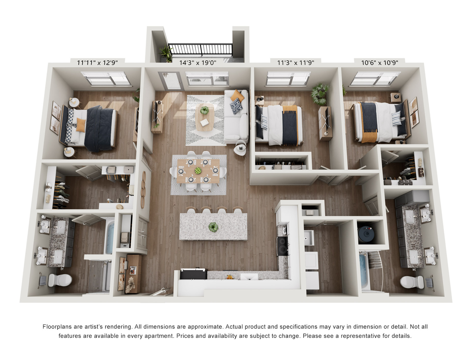 3 Bedroom Apartment