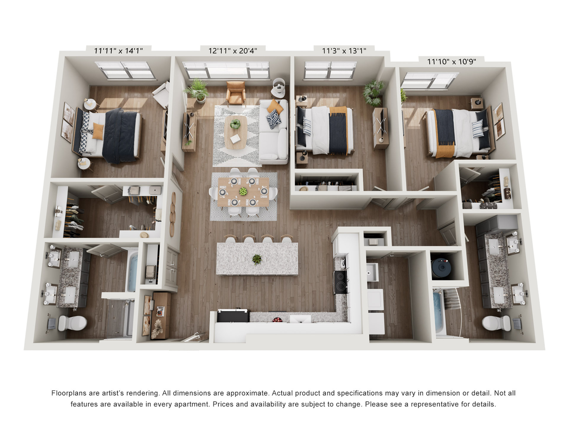 3 Bedroom Apartment