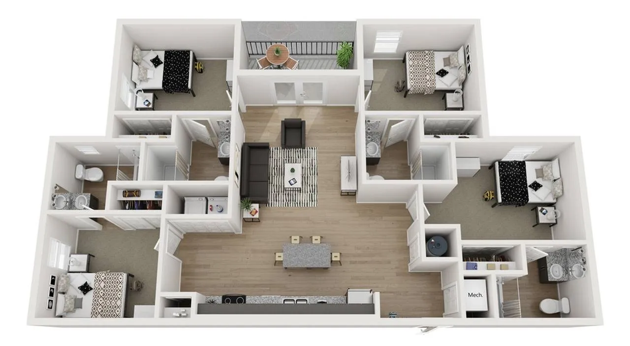 4 Bedroom / 4 Bathroom