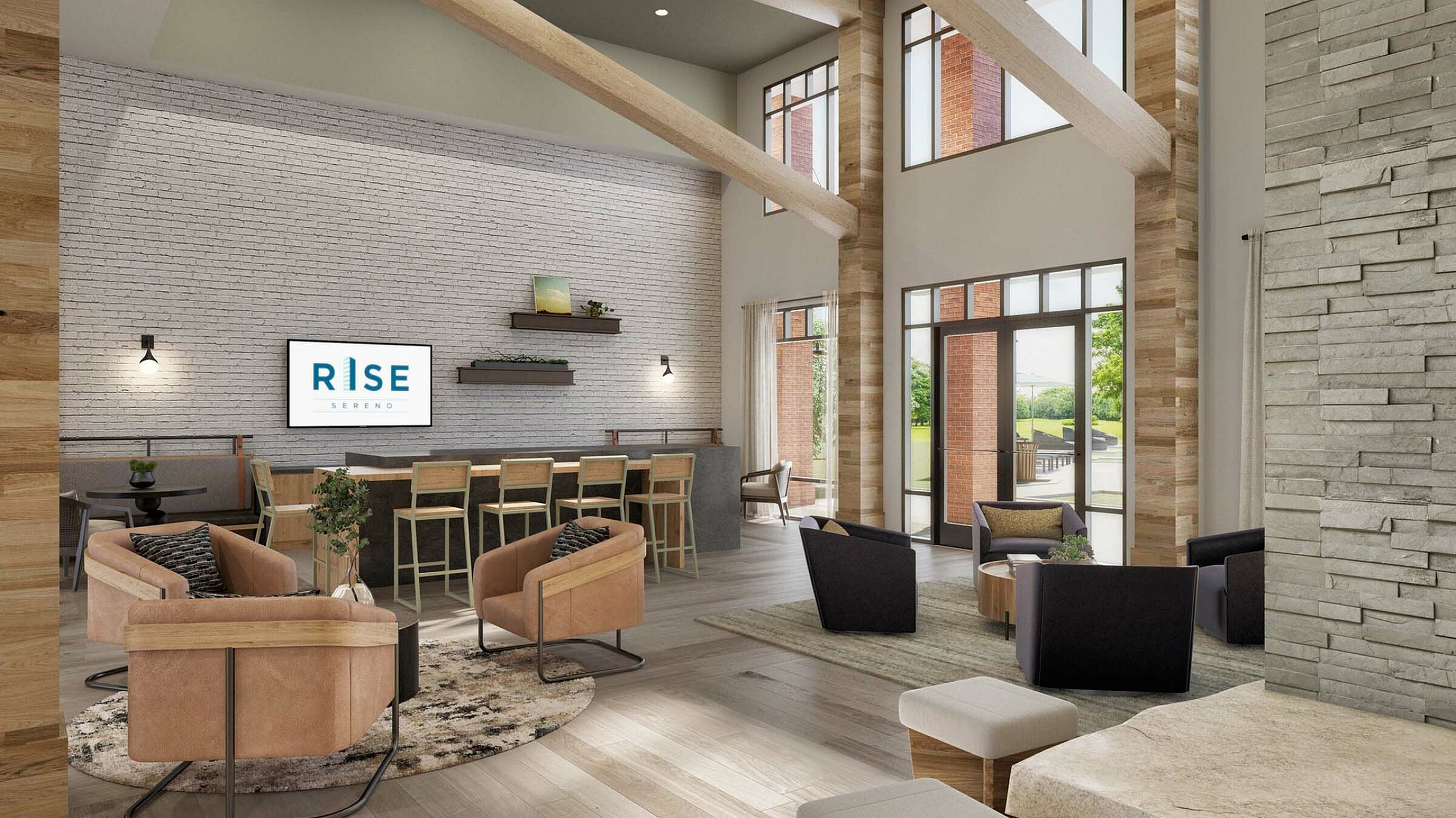 Clubroom at RISE Sereno