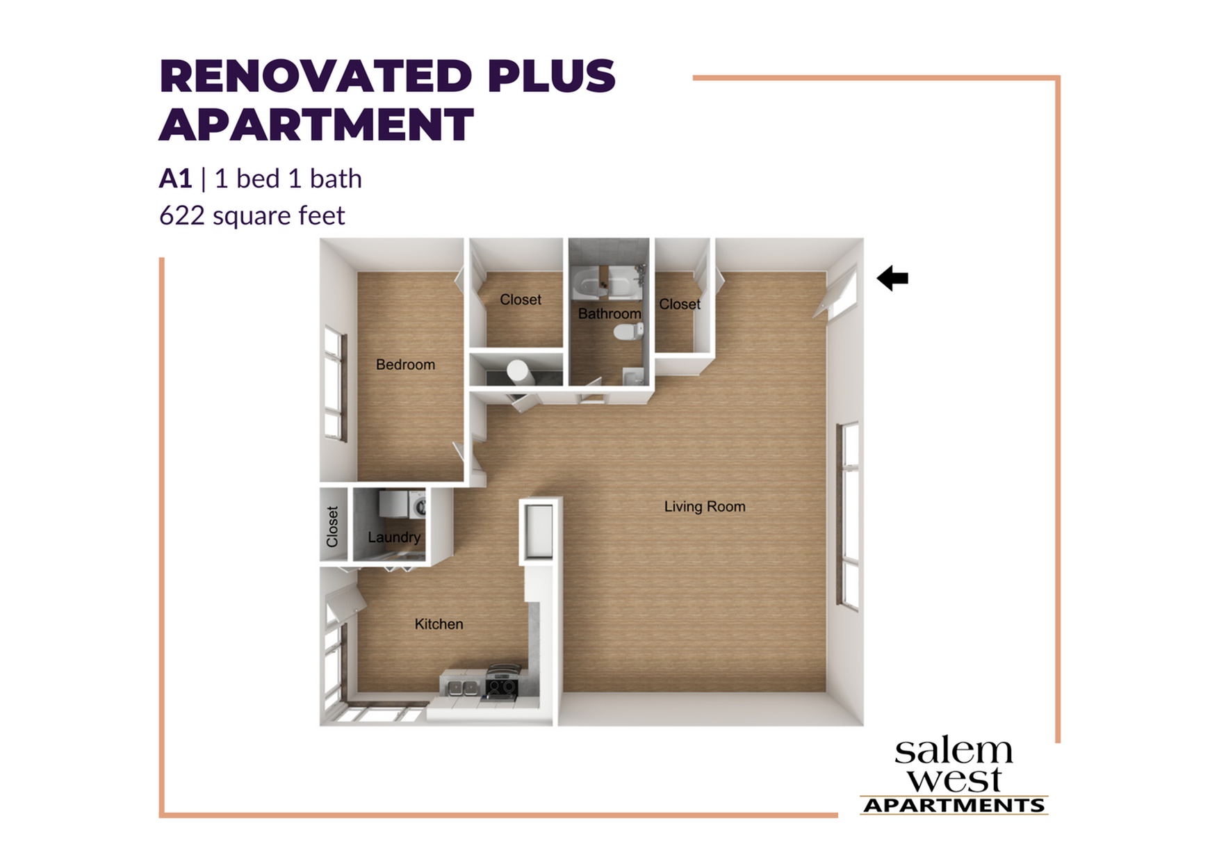 1 - 3 Bed Apartments - Check Availability | Salem West