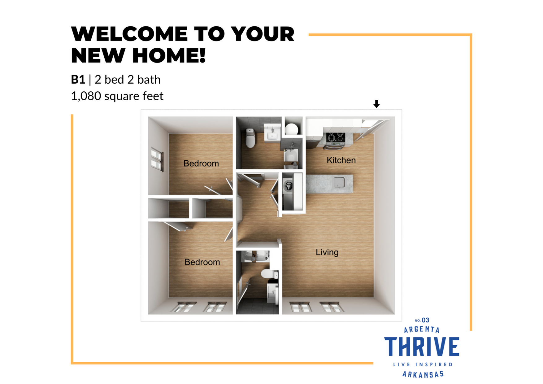 1 2 Bed Apartments Check Availability Thrive Argenta