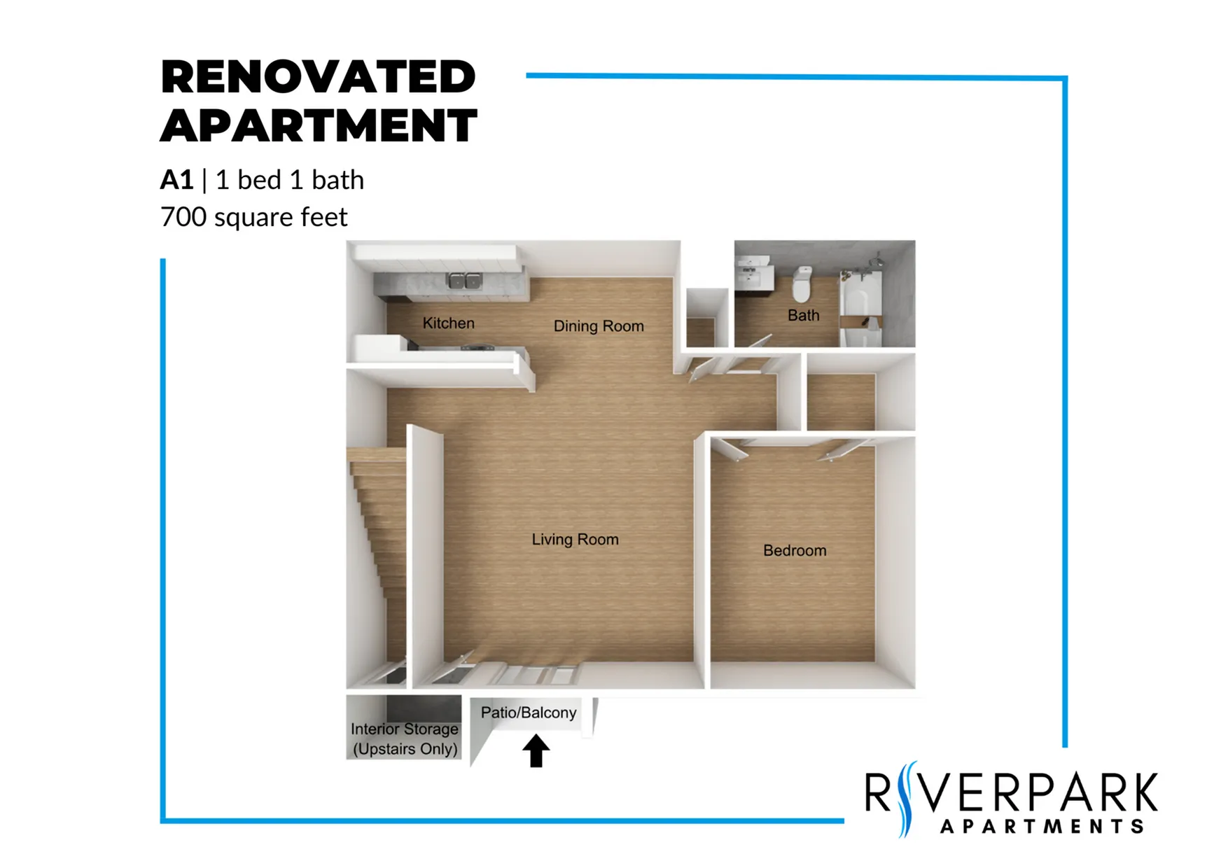 A1 Renovated Floor Plan