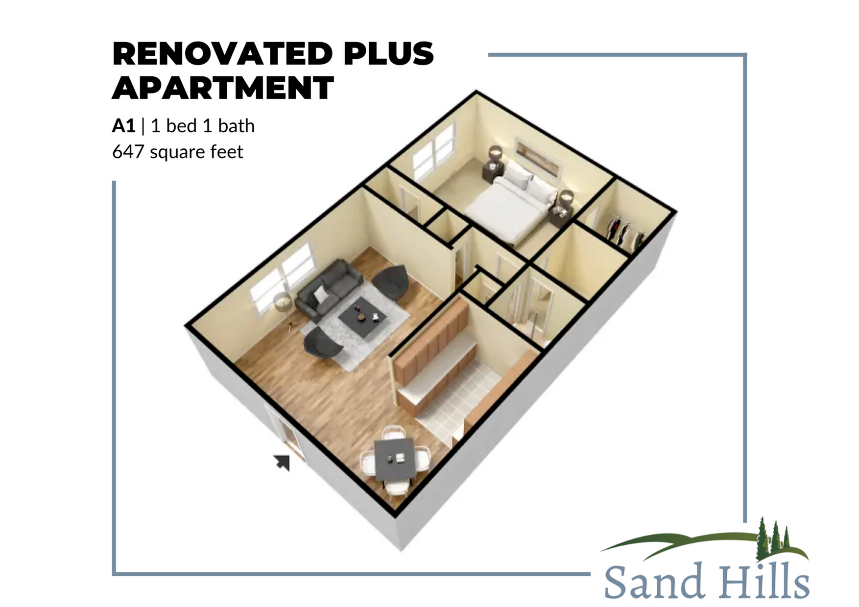 A1 Renovated Plus Floor Plan