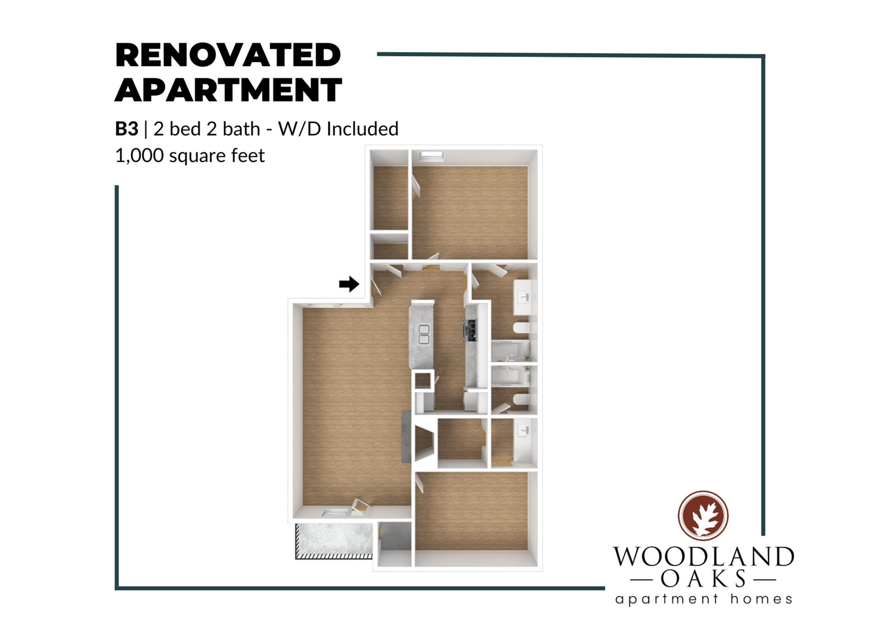 B3 Renovated Floor Plan