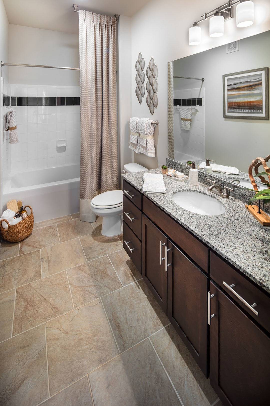 Elegant Bathroom | Apartments in Marietta, GA | Aldridge at Town Village