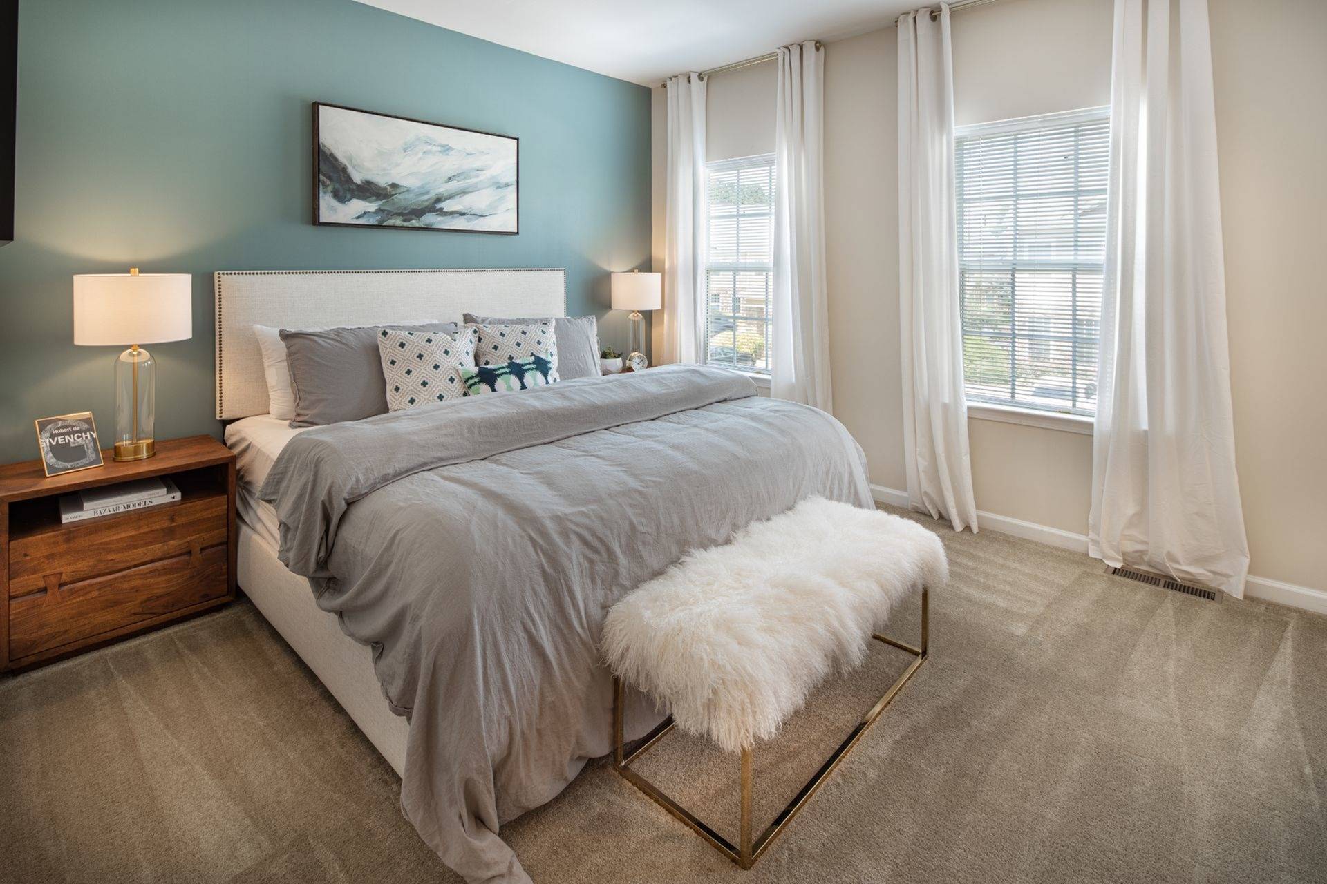Elegant Bedroom | Apartments in Cumming, GA | Summit Crossing