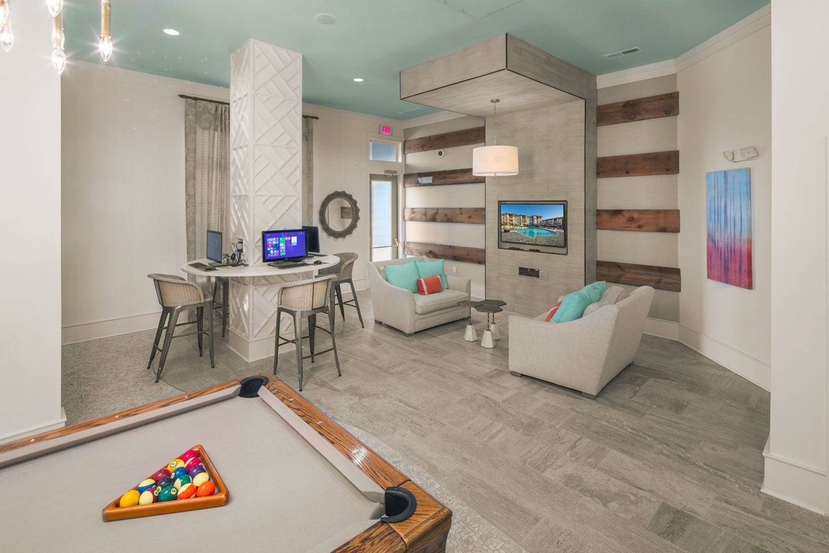 Social Room | Apartments in Jacksonville, FL | Sorrel