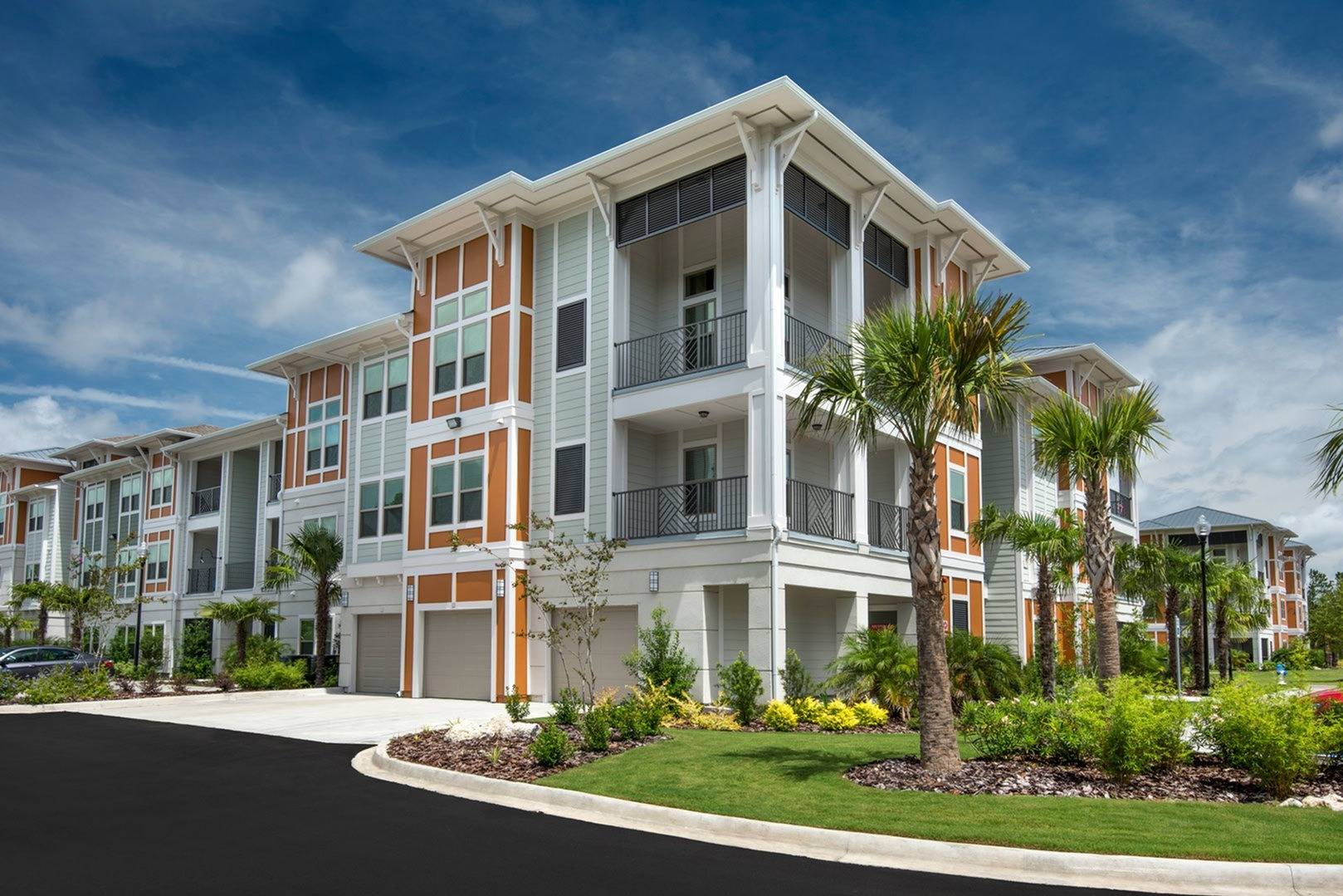 Apartment Building with Garages | Jacksonville FL Apartments | Sorrel