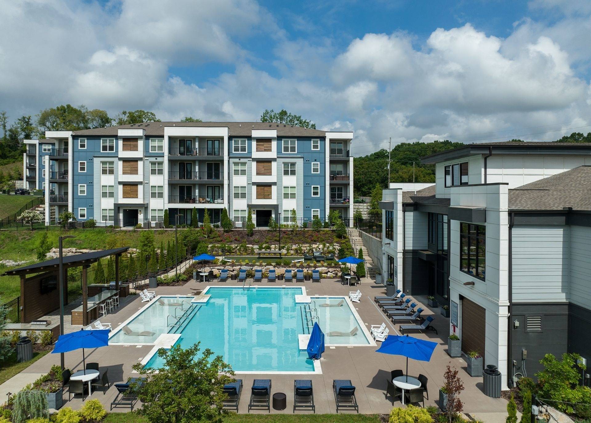 Pool View | Apartments in Nashville, TN | The Anson