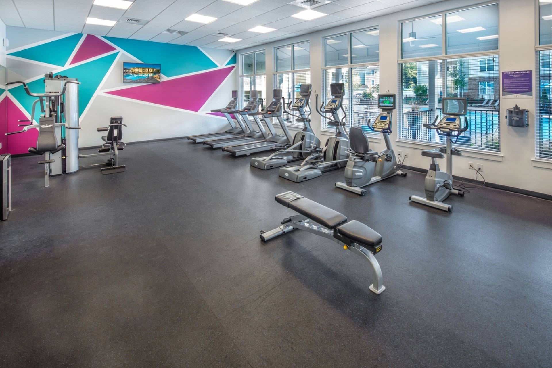 Spacious Fitness Center | Apartments in Midlothian, VA | Colony at Centerpointe