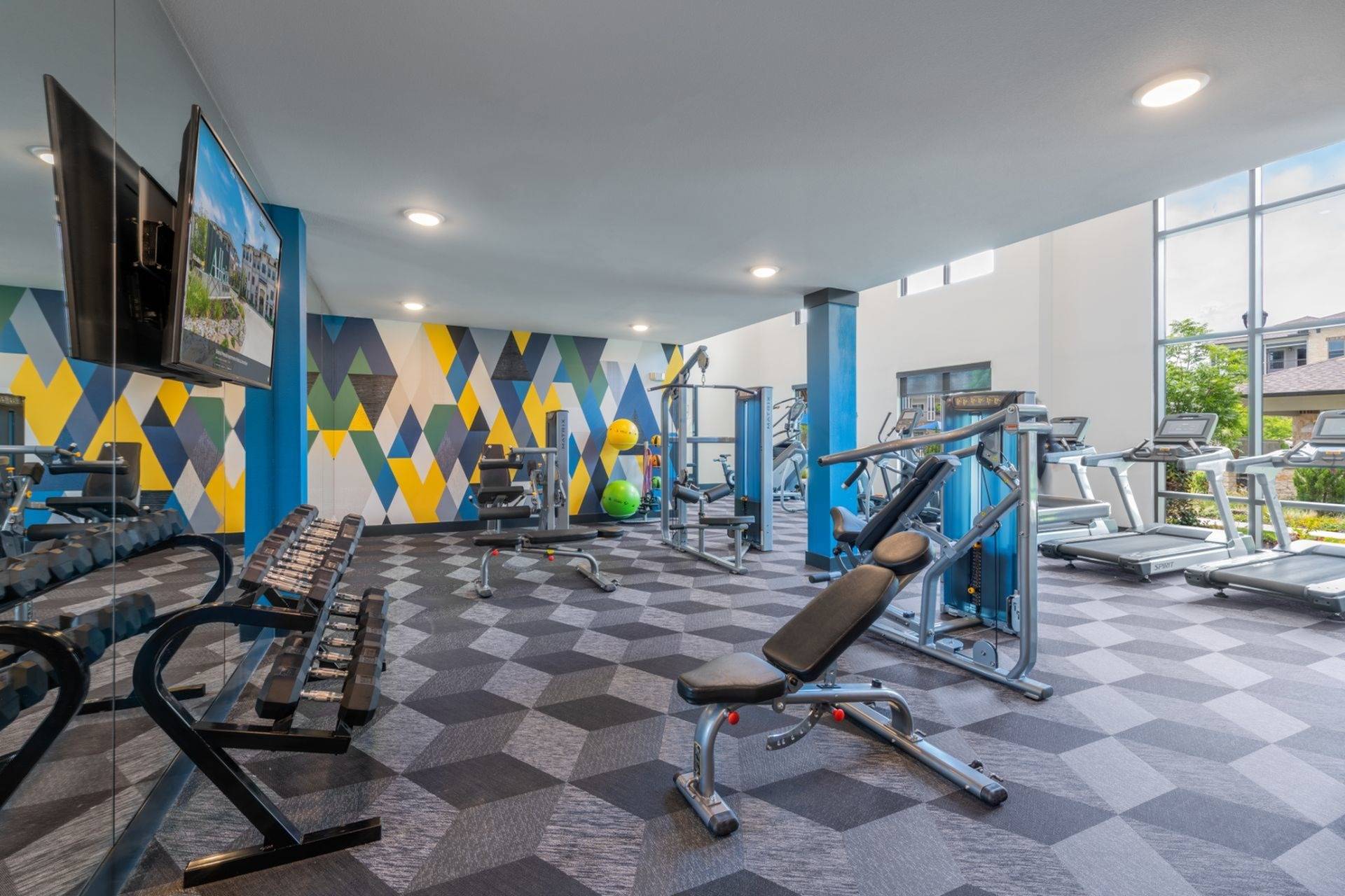 Community Fitness Center | Apartments in Fort Worth, TX | Alleia at Presidio