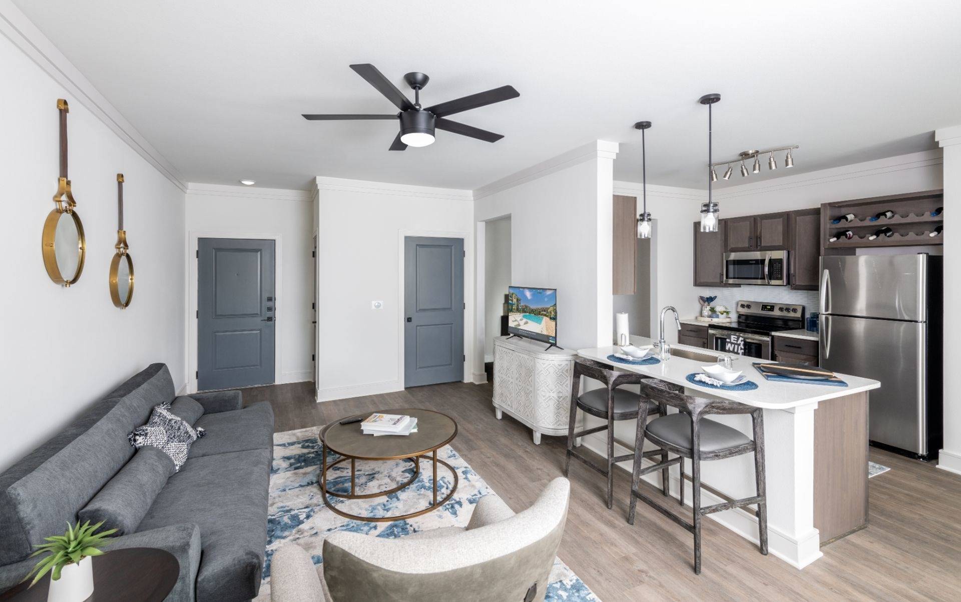 Spacious Living Room | Apartments in Fort Worth, TX | Alleia at Presidio