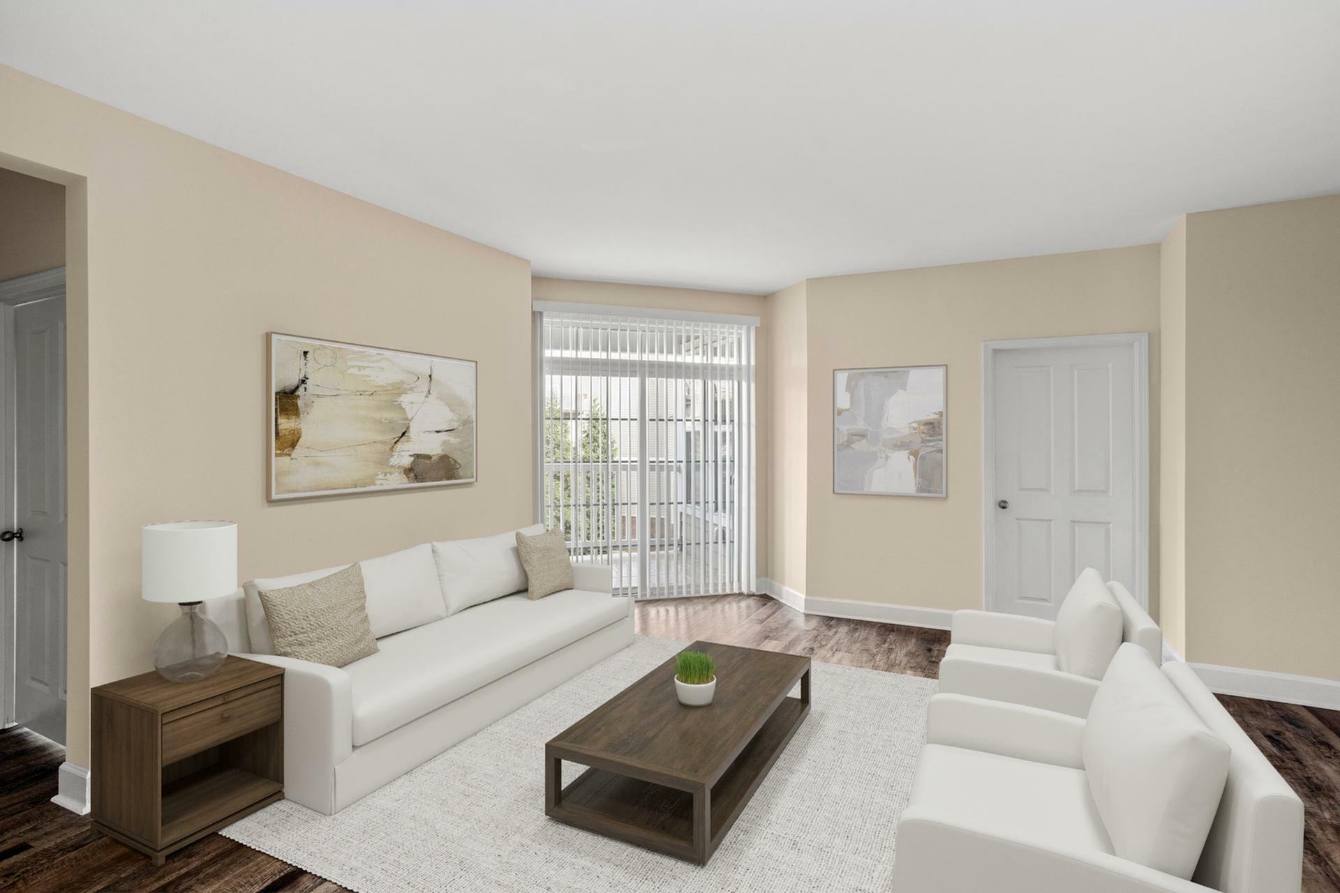 Living Room | Apartments in Nashville, TN | Lenox Village