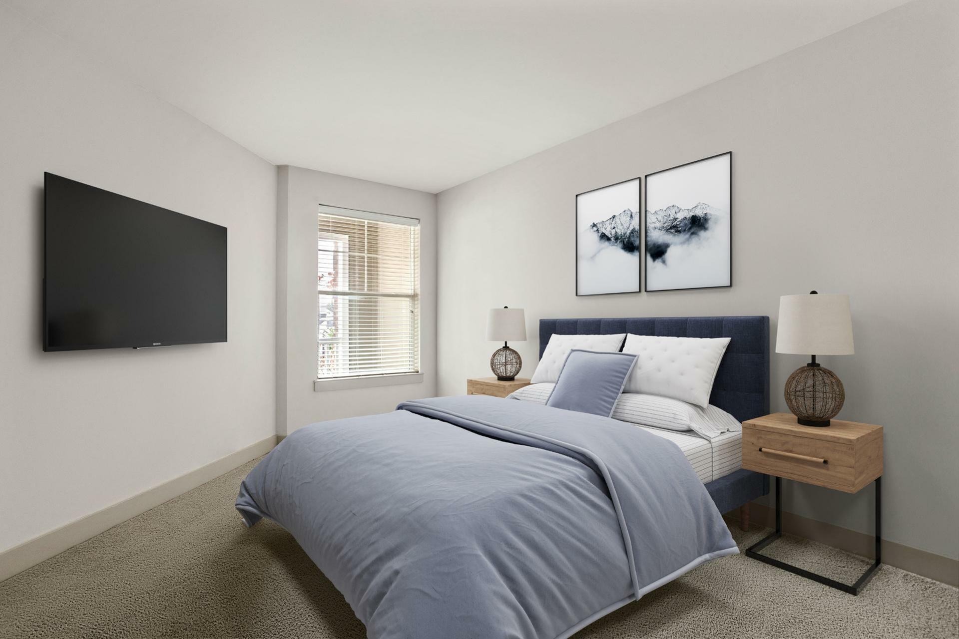 Bedroom | Apartments in Charlotte, NC | CityPark View