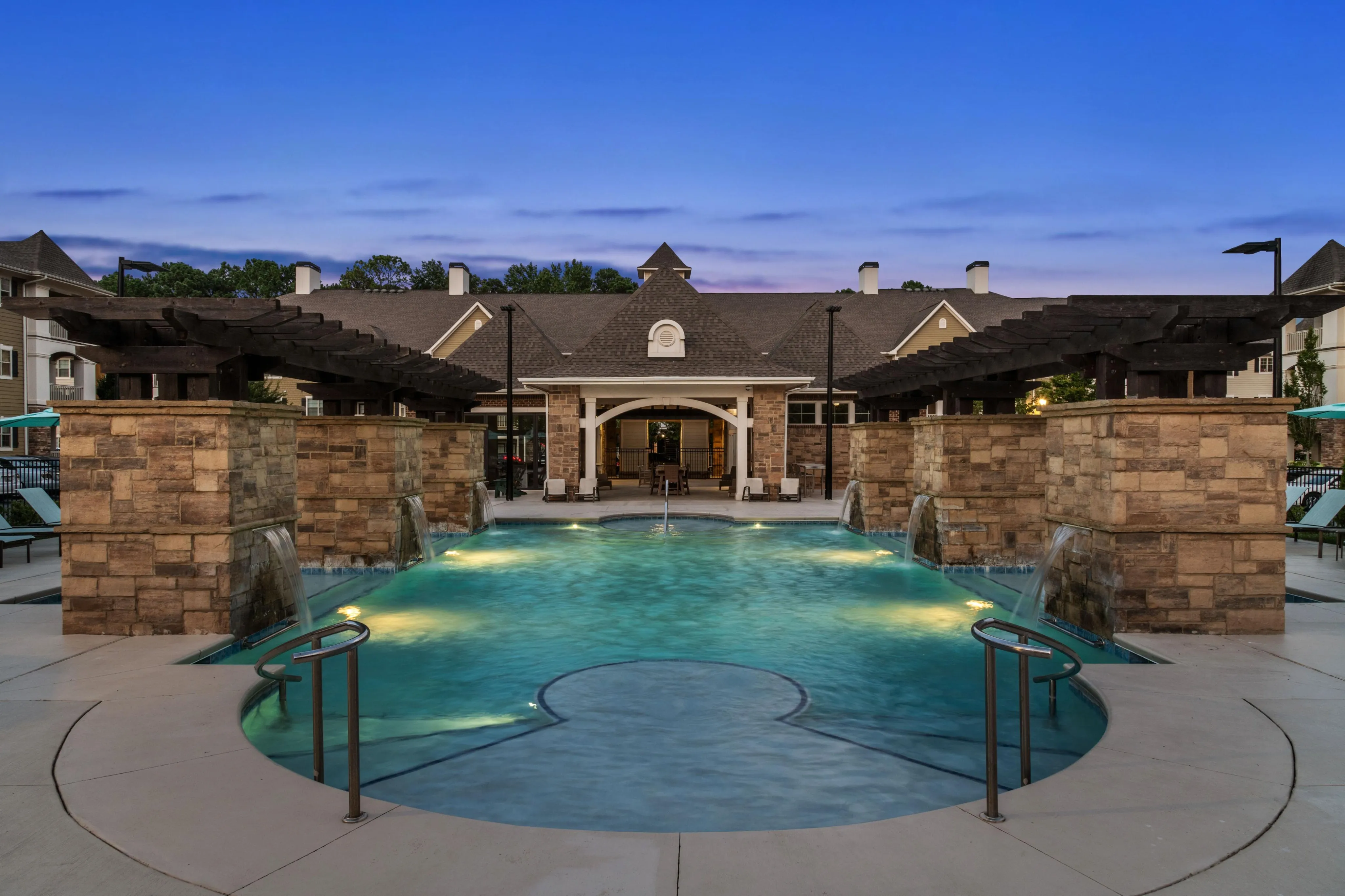 Pool Dusk