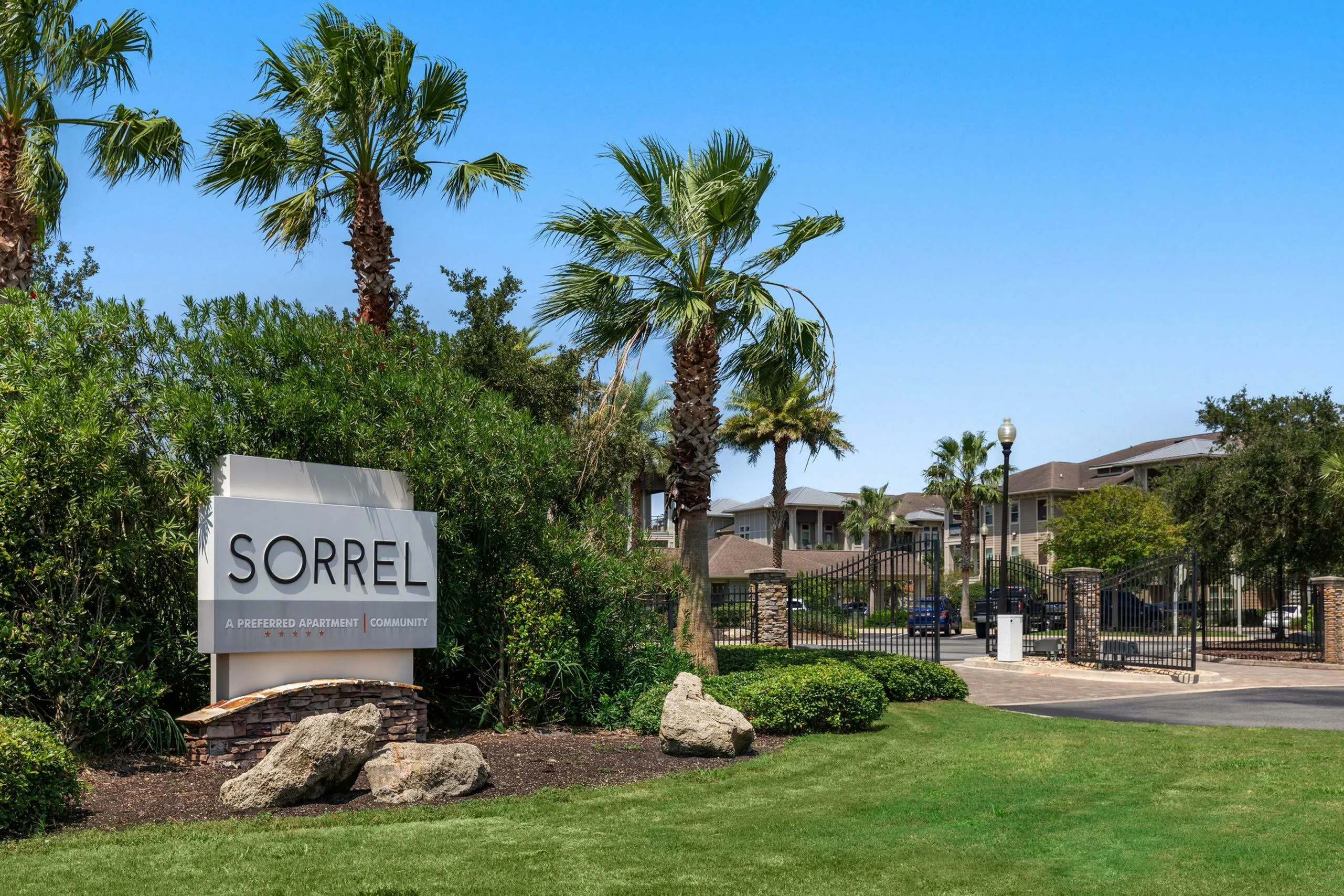 Sorrel Apartment Entry Sign