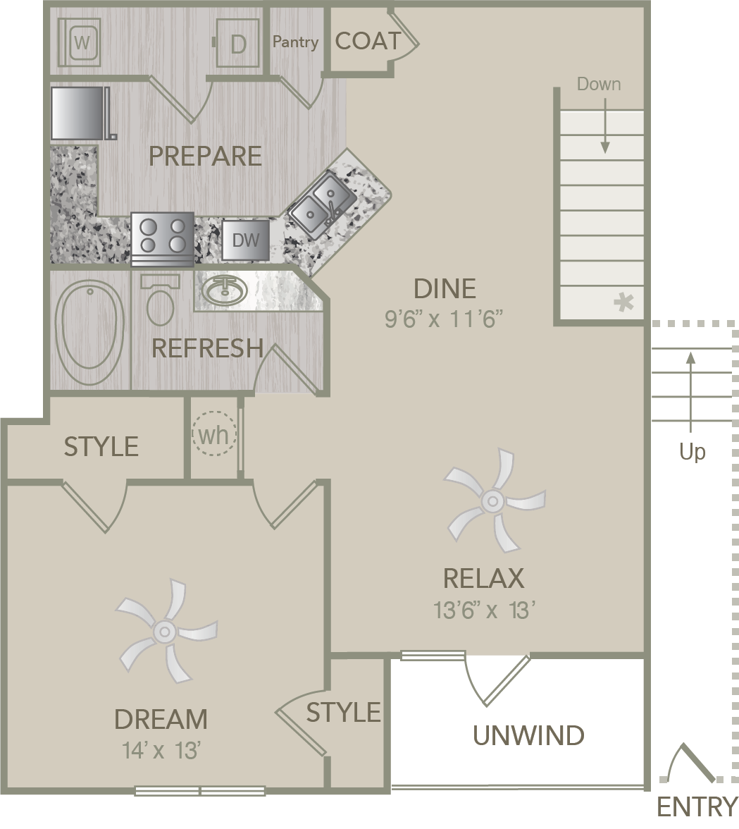 A2UG Floor Plan