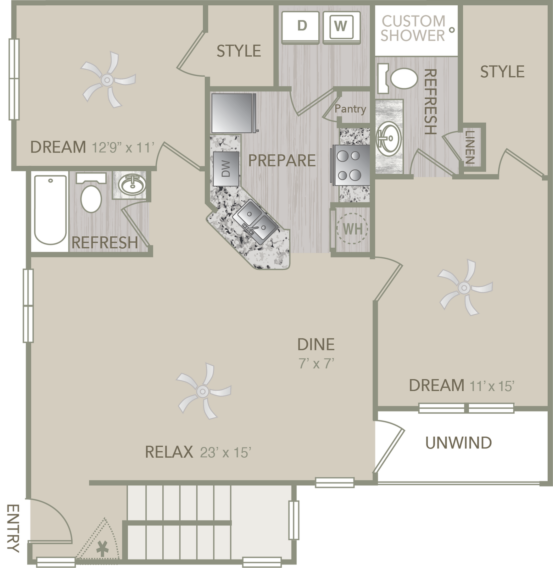 B1UG Floor Plan