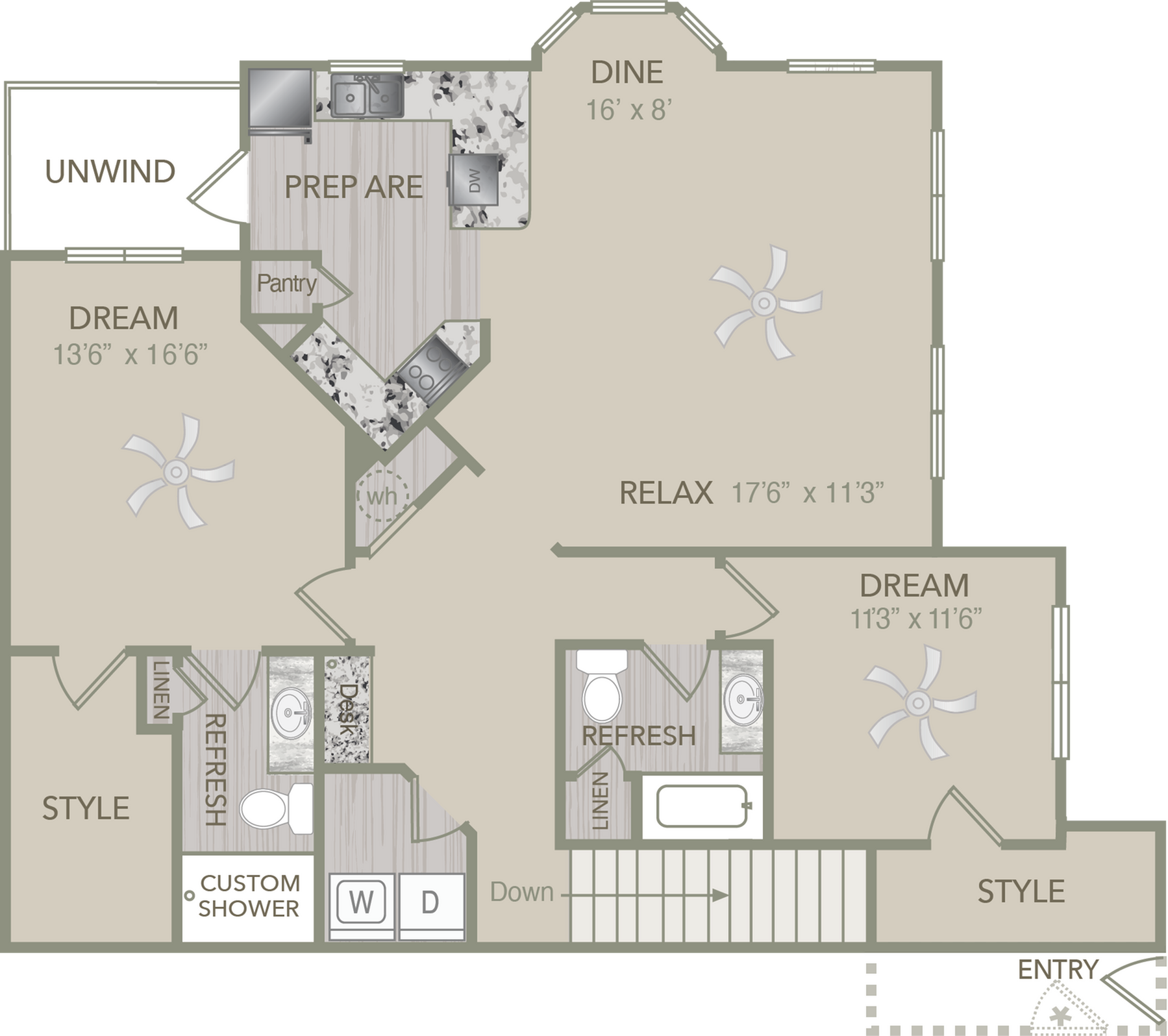 B2UG Floor Plan