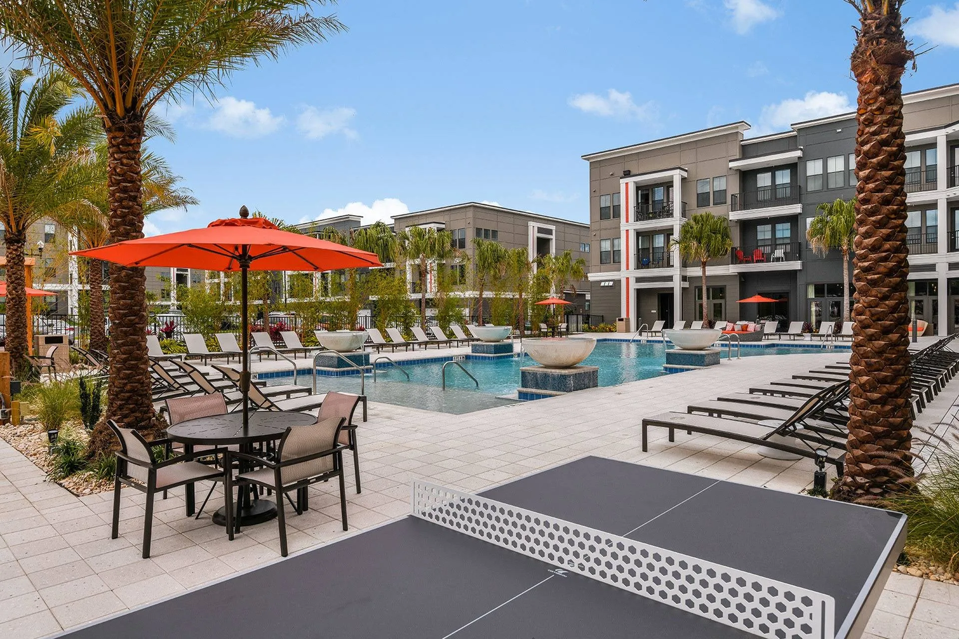 pool daytime