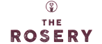 The Rosery Largo Apartments logo featuring a stylized rose symbol.