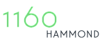 Sophisticated logo featuring the number 1160 in vibrant green and the word HAMMOND in sleek black font.