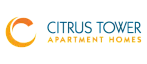 Vibrant Citrus Tower Apartment Homes logo showcasing a modern and inviting design.