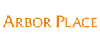 Vibrant 'Arbor Place' logo in eye-catching orange, exuding modern style and appeal.