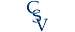 Elegant blue logo featuring interlocking 'C', 'S', and 'V' letters, conveying sophistication and professionalism.