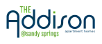 The Addison at Sandy Springs logo, showcasing modern and stylish apartment branding.