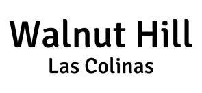 Walnut Hill Las Colinas logo with bold, modern font.