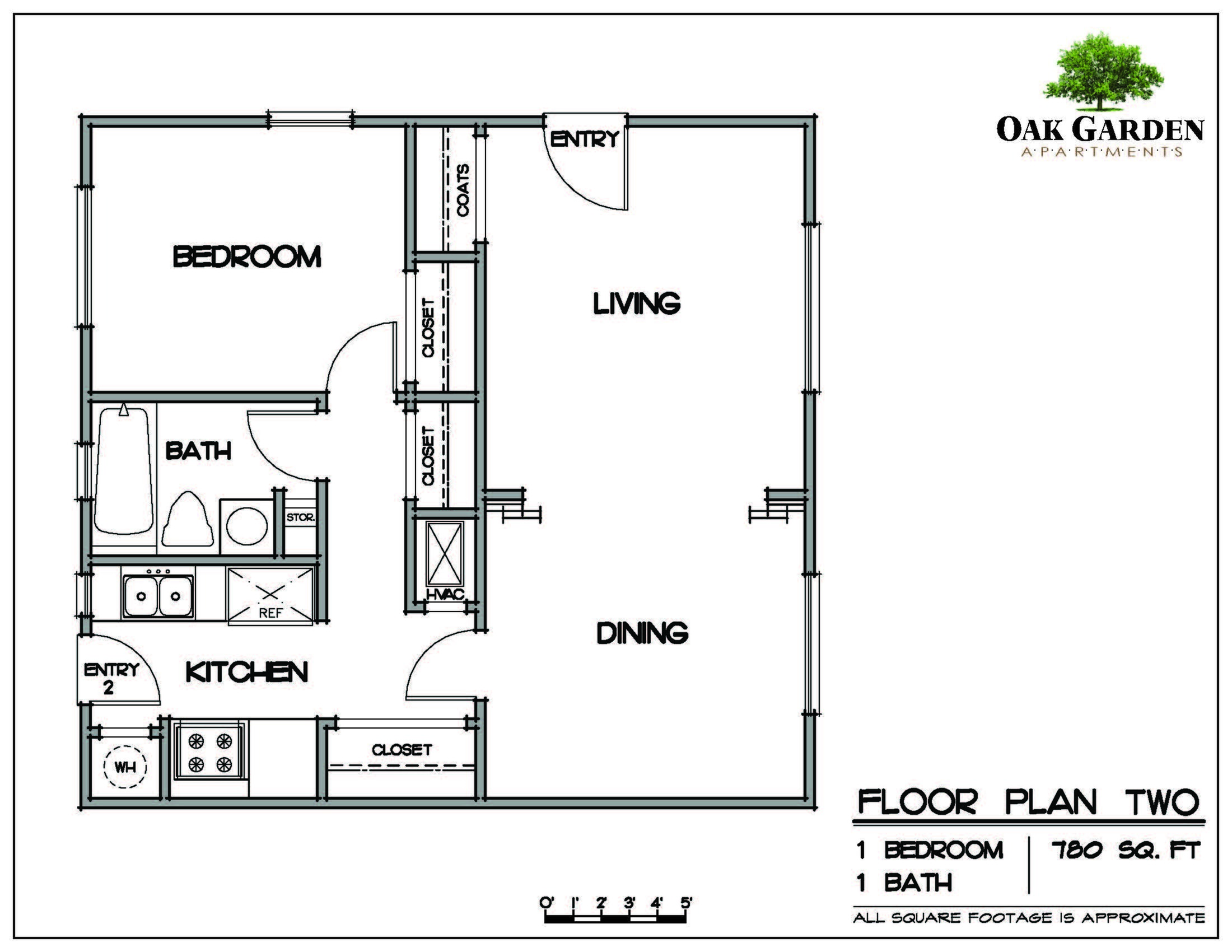 Oak Garden - Floor Plan Two