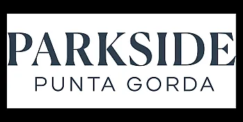 Elegant logo displaying the text 'Parkside Punta Gorda' in sophisticated typography.