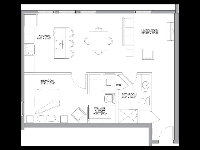 The Paige, 1 bedroom