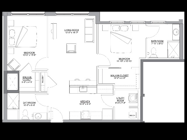 The Bob - 2 bed, 2 bath