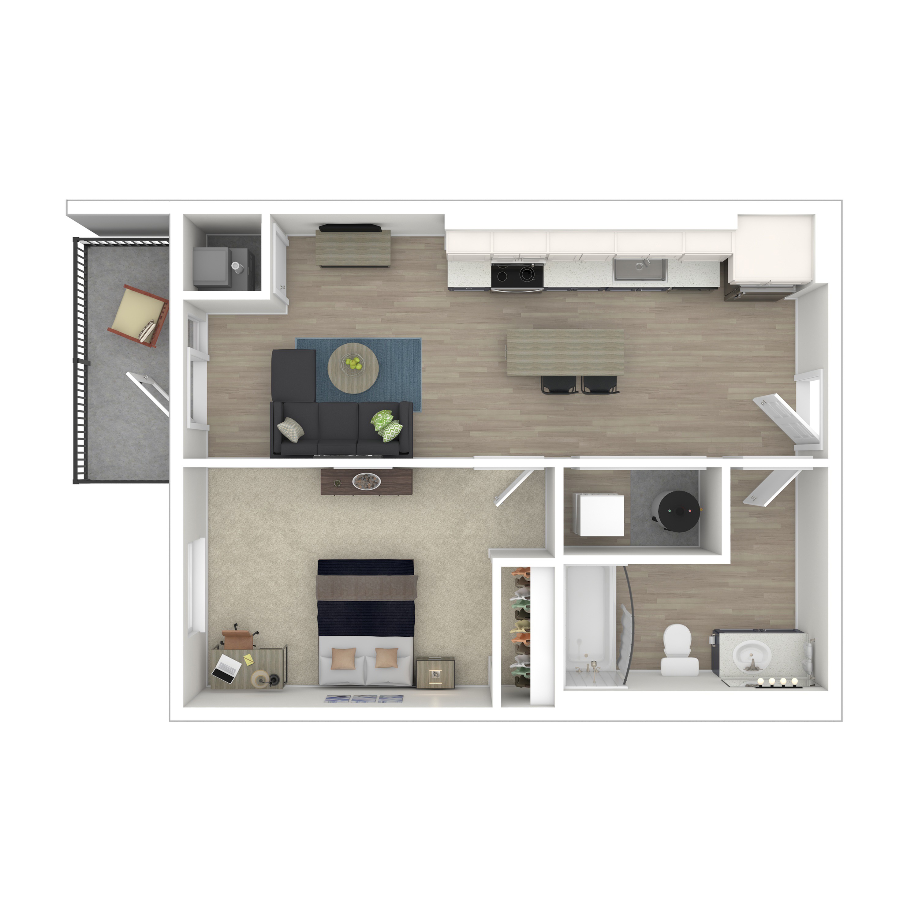 1x1 A 3D Floorplan