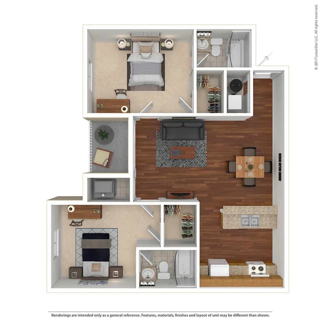 2x2 Floorplan