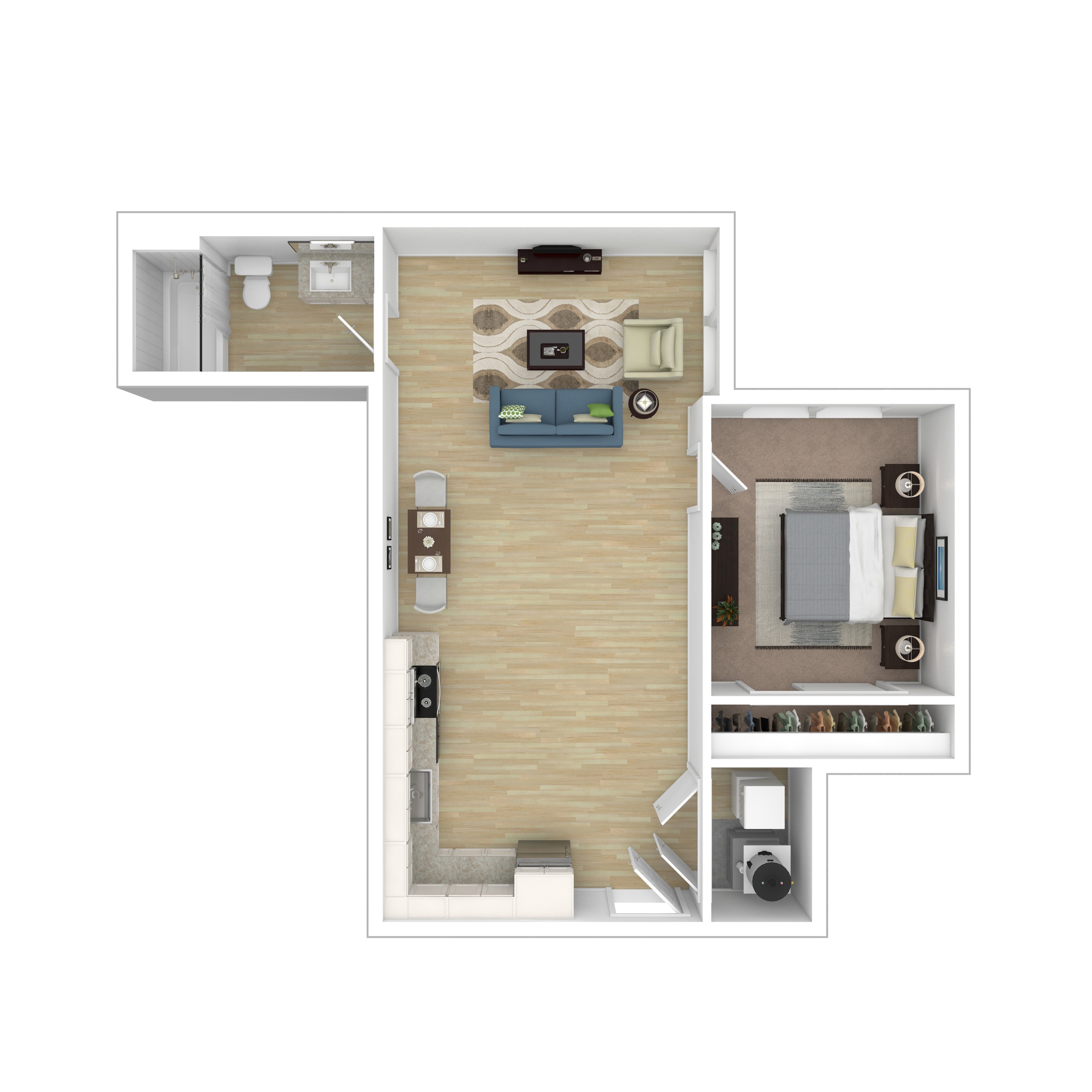 Thomson - 1x1-1B.7 - 3D Floorplan
