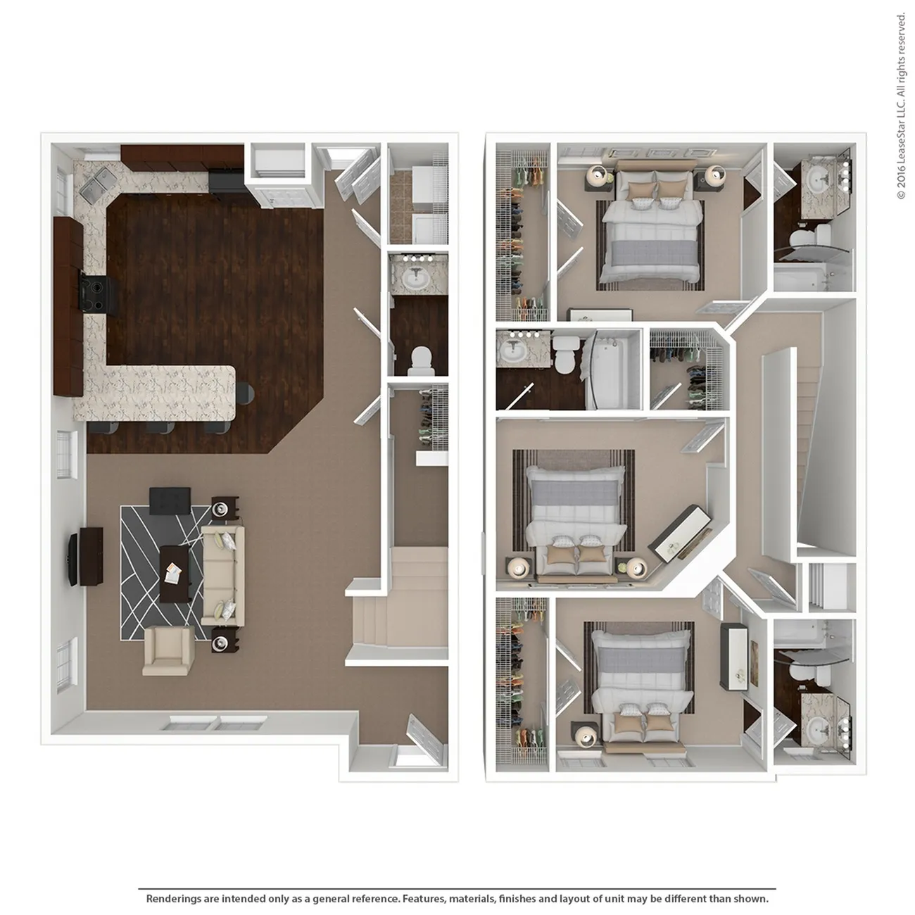3 Bed 3.5 Bath